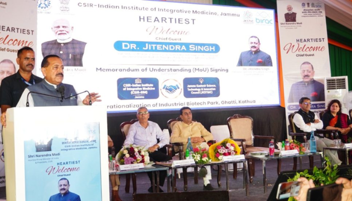 North India’s First Biotech Park at Kathua, A Hub of Biotech Driven Entrepreneurship in the Region: Dr Jitendra Singh