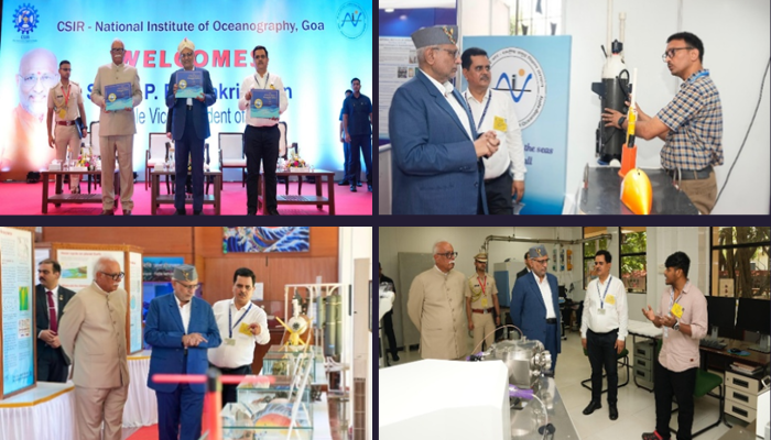 “Our Seas are Bridges Connecting India to Global Prosperity and Strategic Strength”: Hon’ble Vice President of India, Shri CP Radhakrishnan at CSIR-NIO